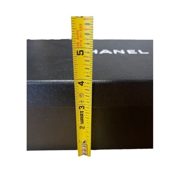 Authentic Chanel Small Medium Shoe Box Storage Gift Set Tissue Paper 11.75x7x4 - Picture 10 of 11